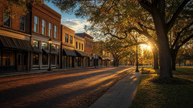 A North Central Florida brick downtown with oaks, Marion County and Ocala Business License