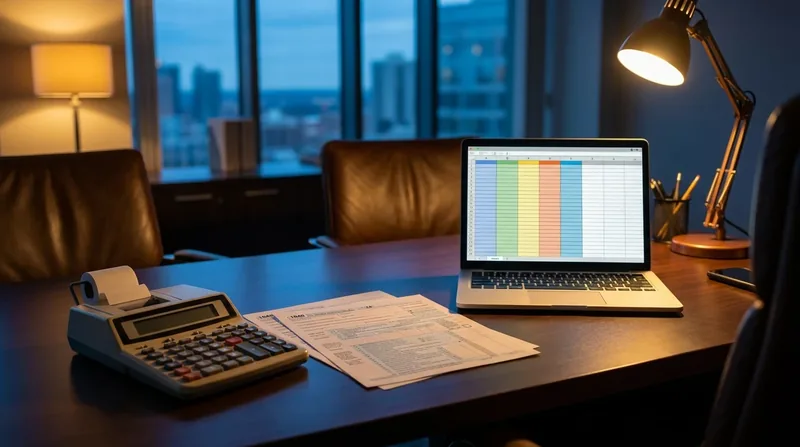Business formation folders and a closed laptop on a lamp-lit desk, Florida Sales Tax for New Businesses